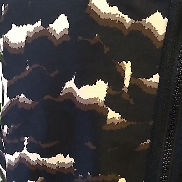 Oleg Cassini Dress sz 14 Black/ Taupe / Brown... - Picture 13 of 16